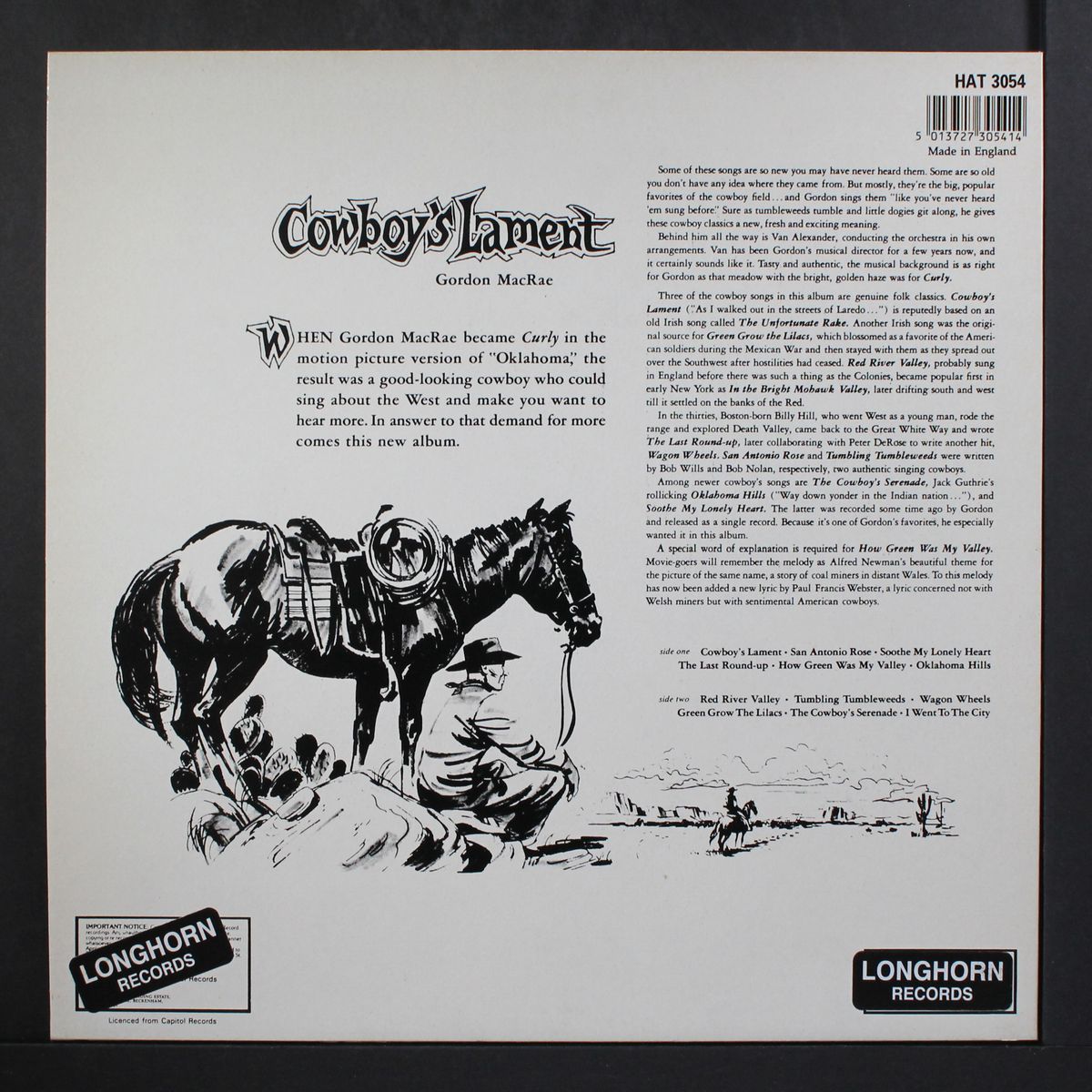 cowboy's lament by GORDON MACRAE