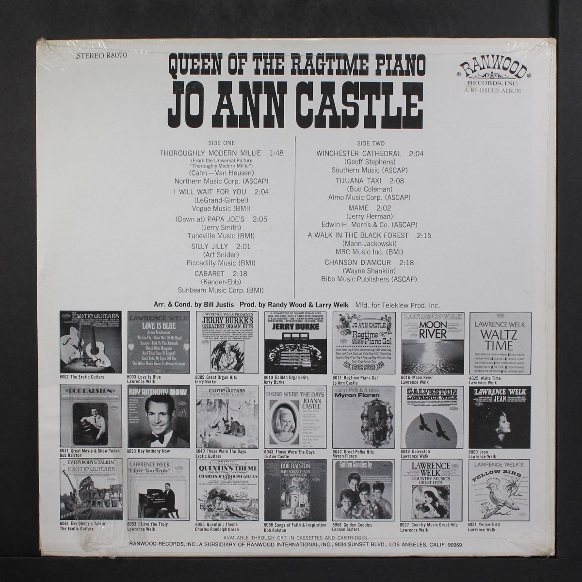queen of the ragtime piano by JO ANN CASTLE