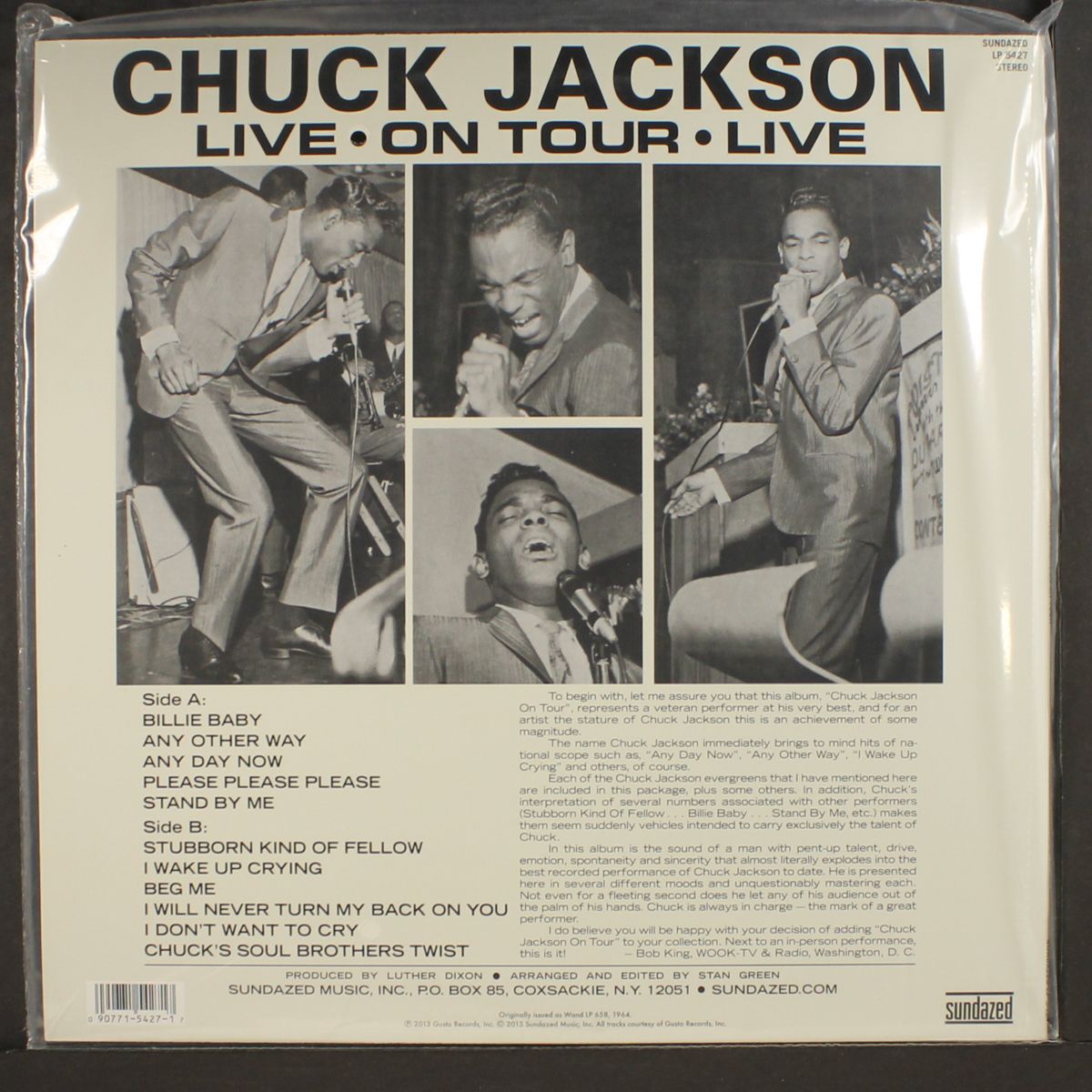 on tour by CHUCK JACKSON