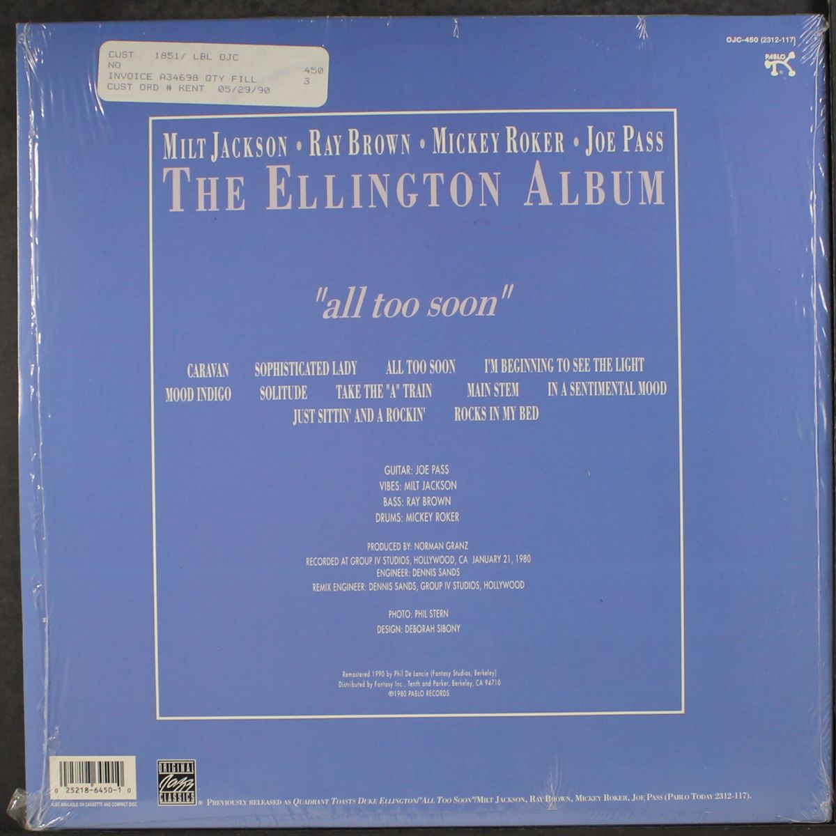 all too soon (quadrant toasts duke ellington) by QUADRANT