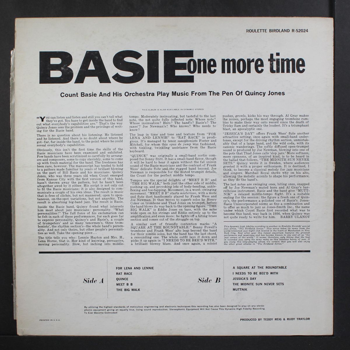 one more time by COUNT BASIE