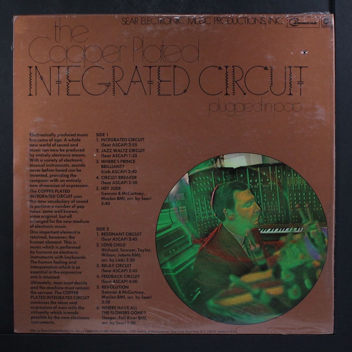 plugged in pop by COPPER PLATED INTEGRATED CIRCUIT