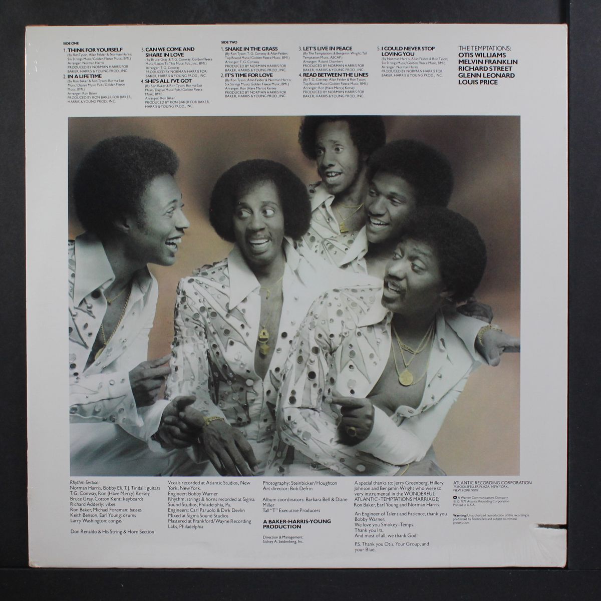 hear to tempt you by TEMPTATIONS