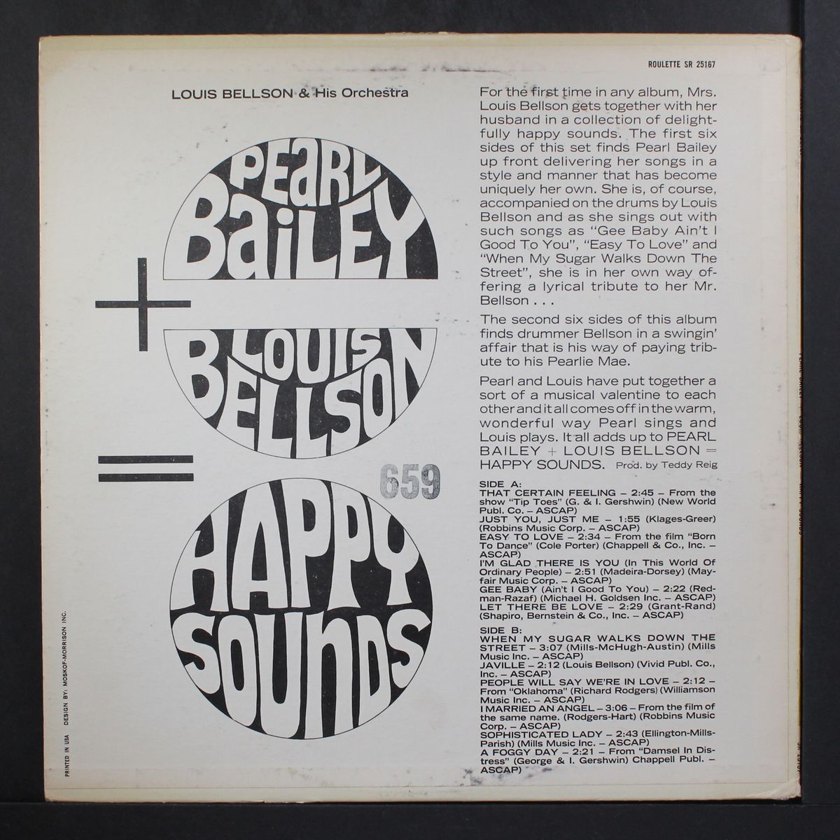 happy sounds by PEARL BAILEY & LOUIS BELLSON