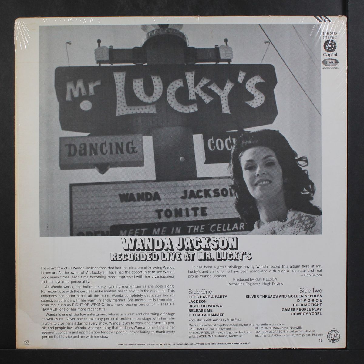 in person by WANDA JACKSON