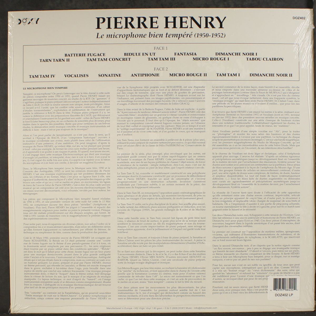 le microphone bien tempere by PIERRE HENRY