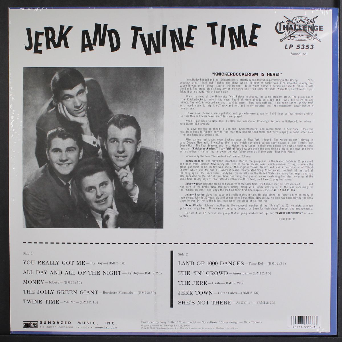 jerk & twine time by KNICKERBOCKERS