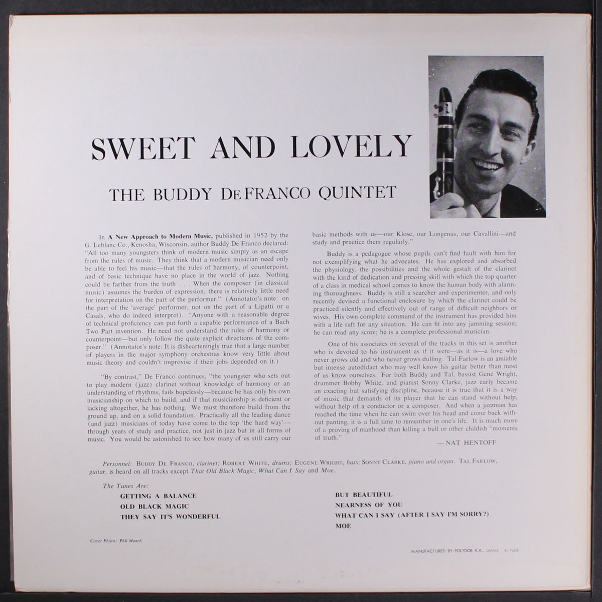 sweet and lovely by BUDDY DE FRANCO