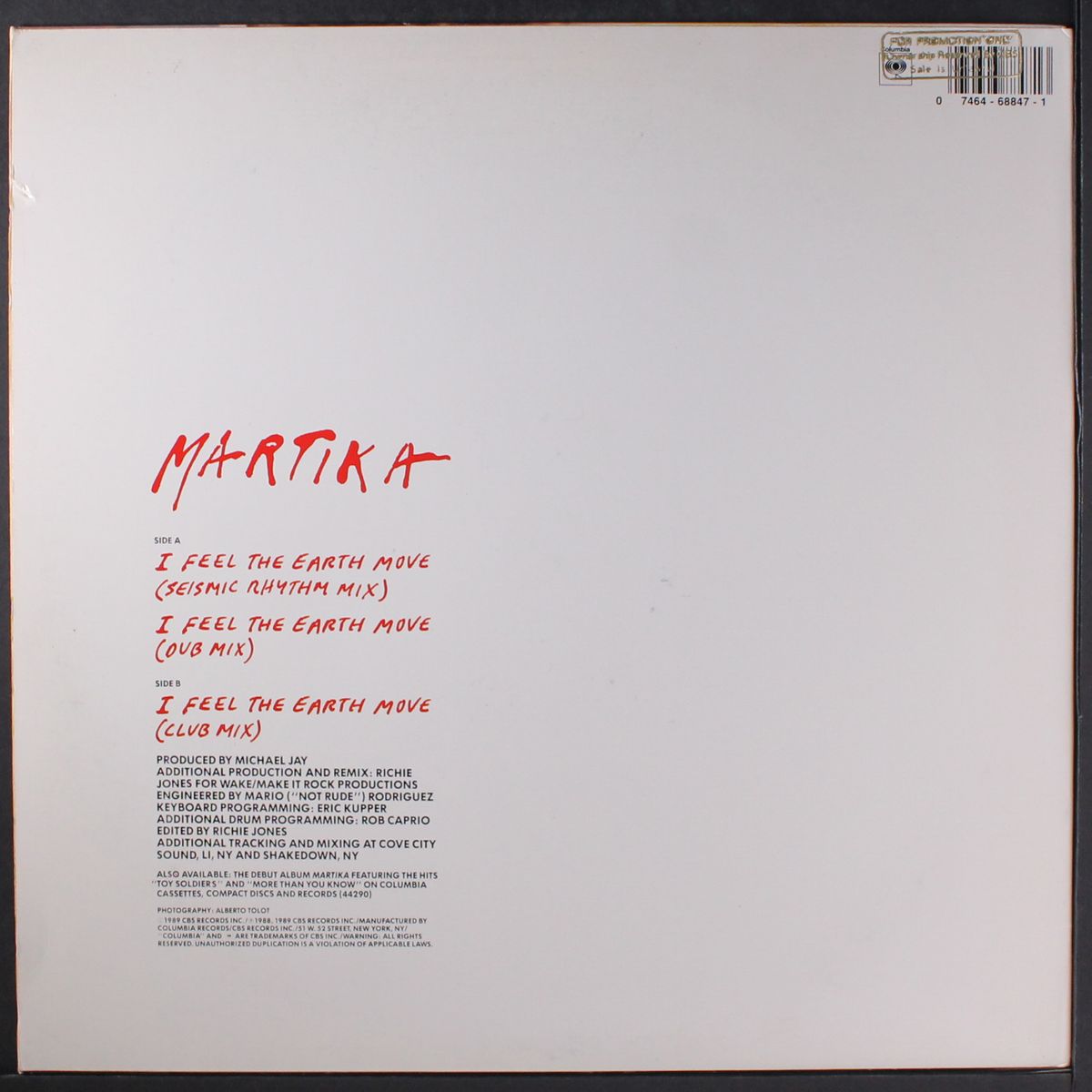 i feel the earth move by MARTIKA