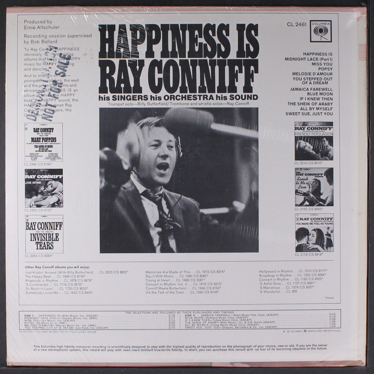 happiness is by RAY CONNIFF