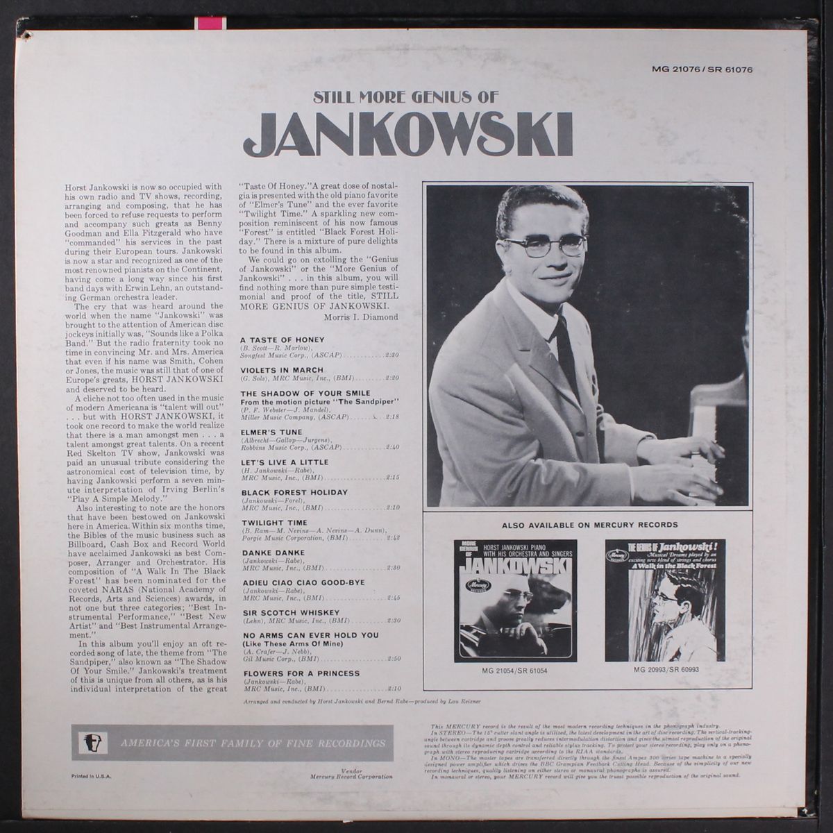 still more genius of jankowski by HORST JANKOWSKI