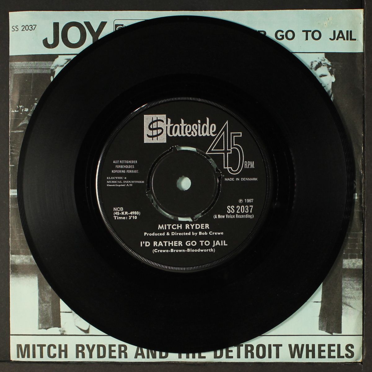 i'd rather go to jail / joy by MITCH RYDER & DETROIT WHEELS