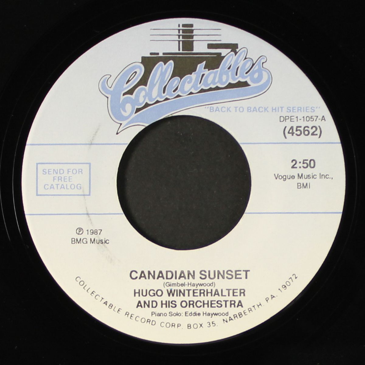 canadian sunset by HUGO WINTERHALTER