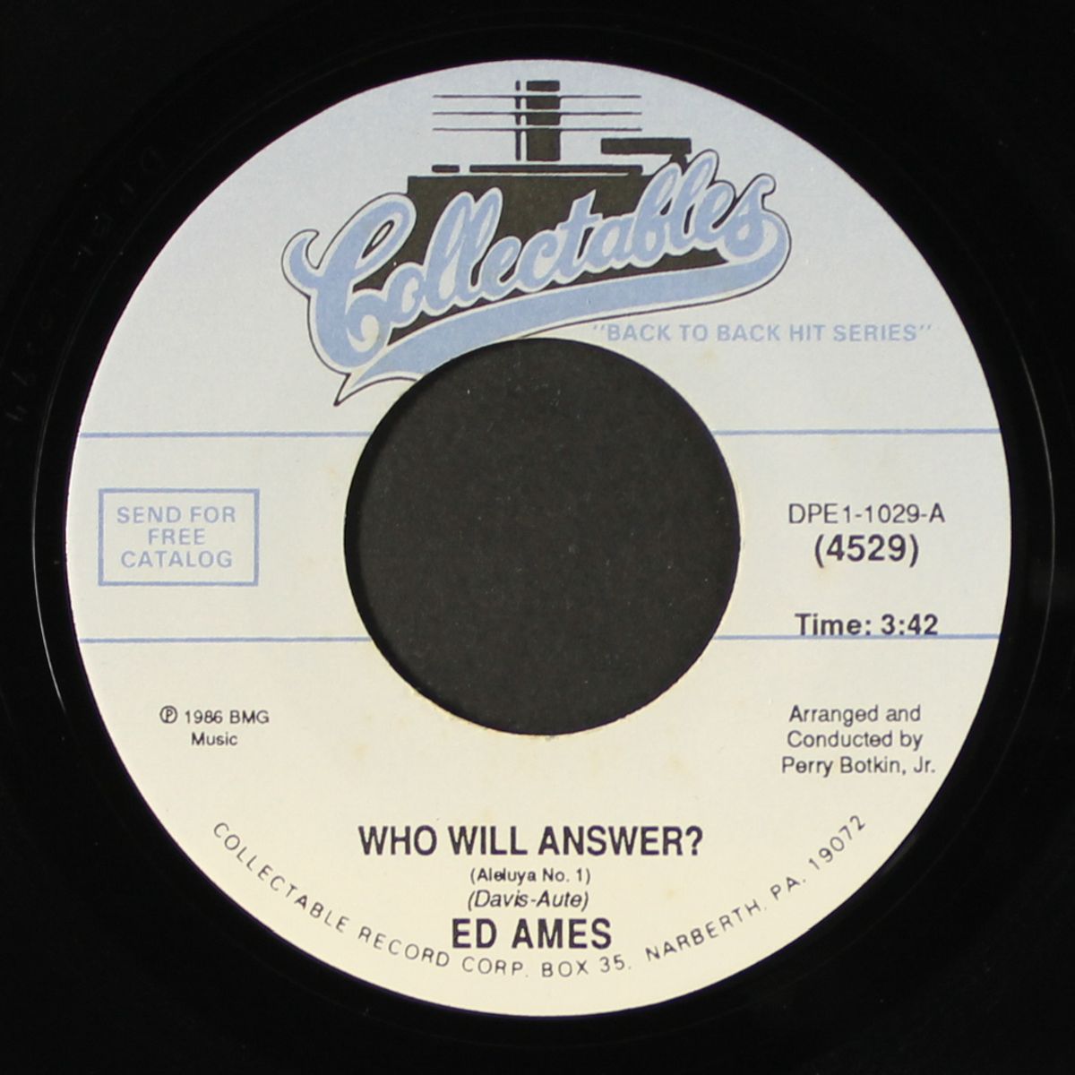 who will answer by ED AMES