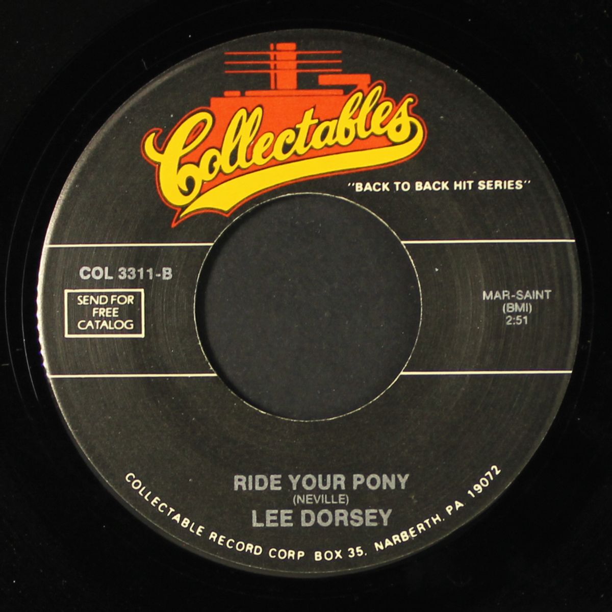 working in a coalmine / ride your pony by LEE DORSEY