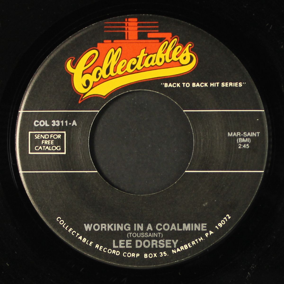 working in a coalmine / ride your pony by LEE DORSEY
