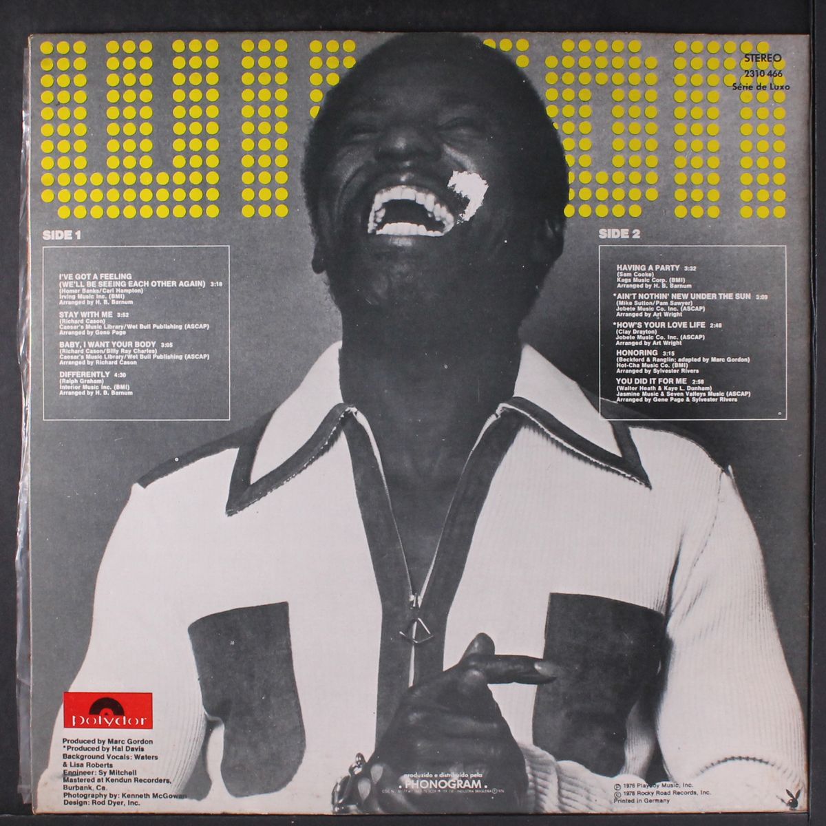 i've got a feeling by AL WILSON