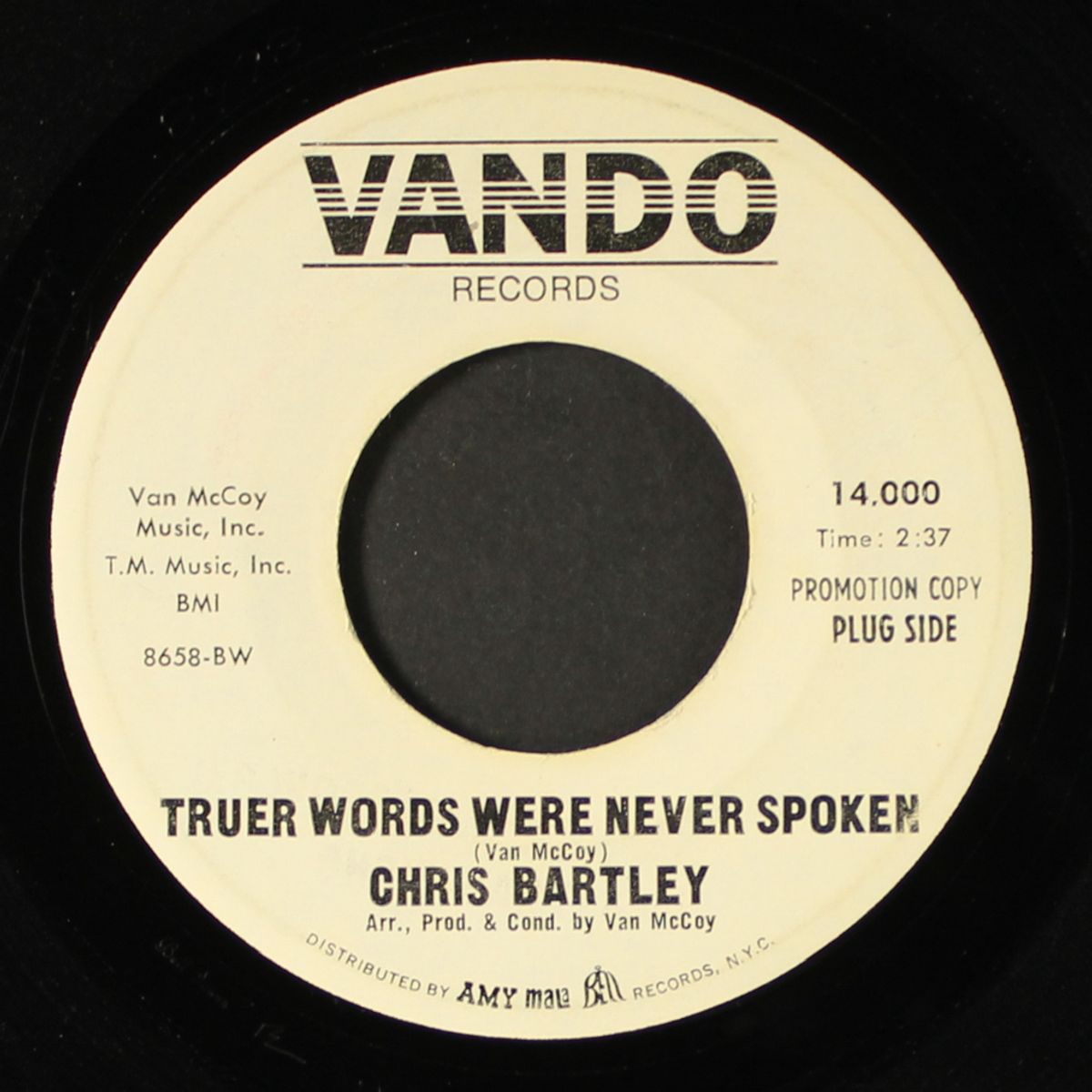 truer words were never spoken / this feeling you give me by CHRIS BARTLEY