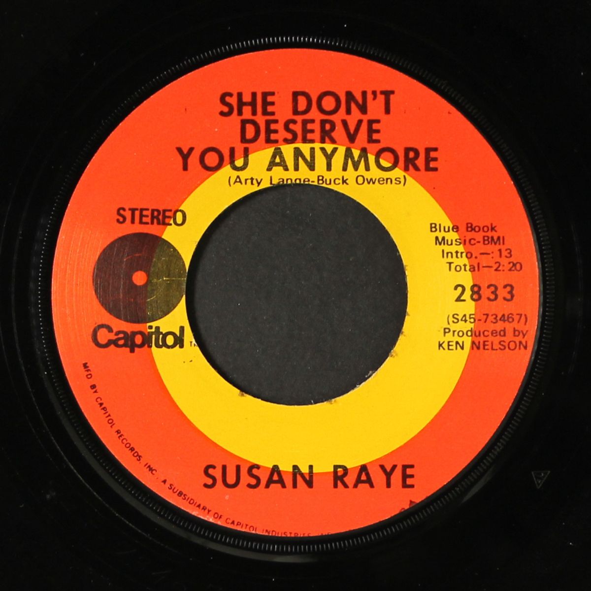 one night stand / she don't deserve you anymore by SUSAN RAYE
