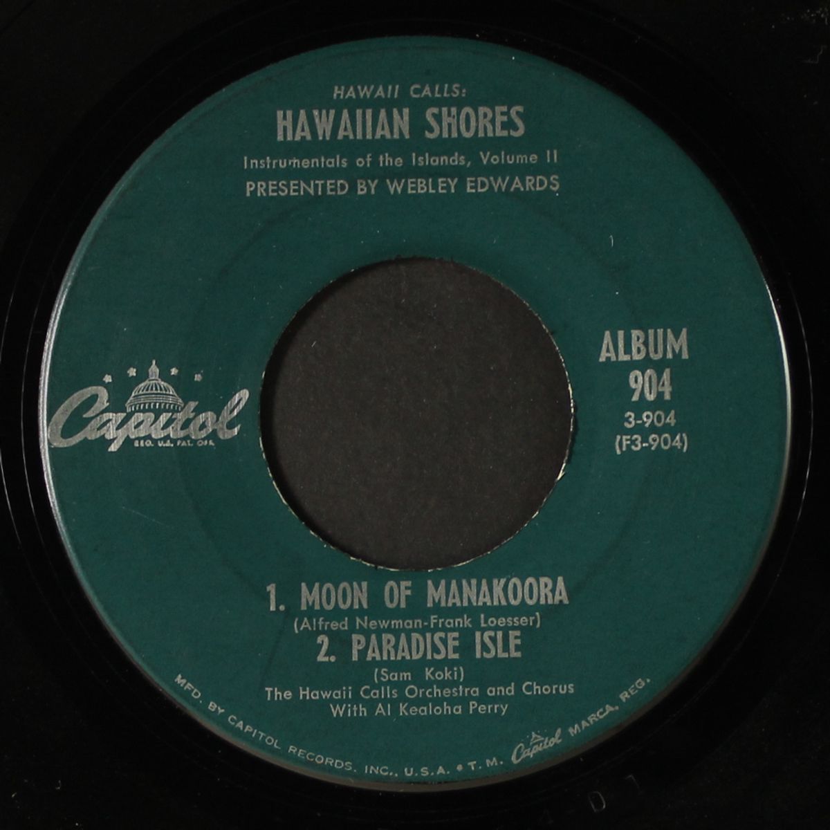 hawaii calls hawaiian shores by WEBLEY EDWARDS