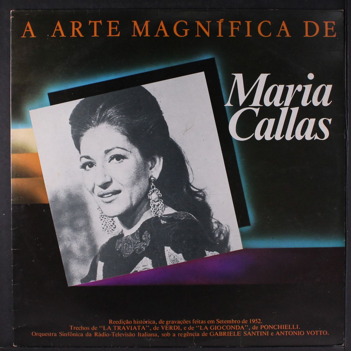 a arte magnifica de by MARIA CALLAS
