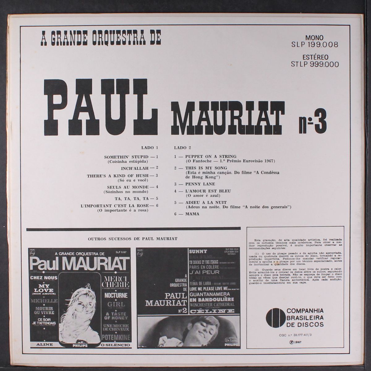 no. 3 by PAUL MAURIAT