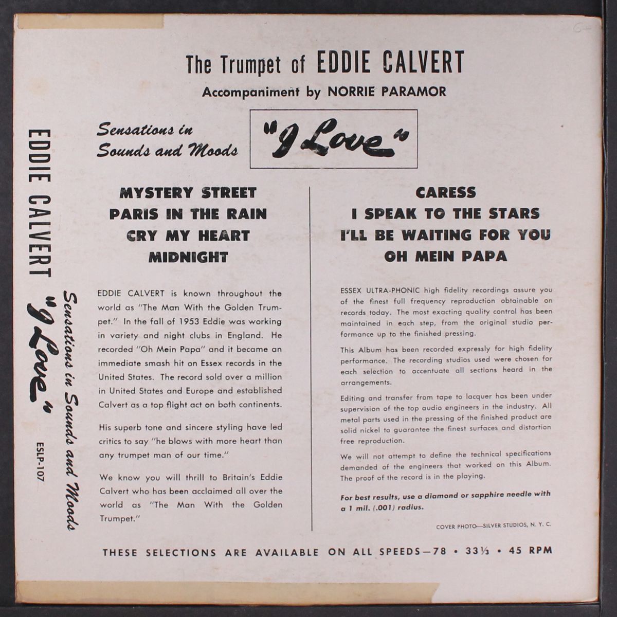 i love by EDDIE CALVERT