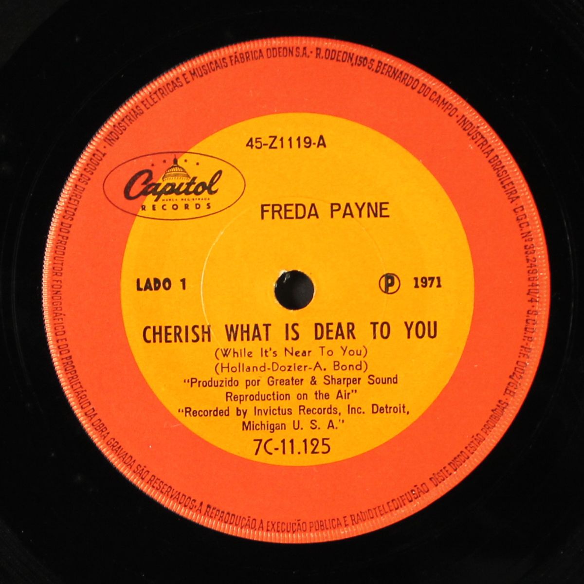 cherish what is dear to you by FREDA PAYNE