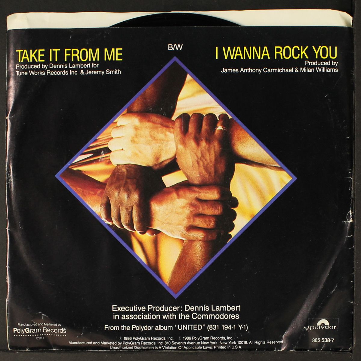 take it from me by COMMODORES