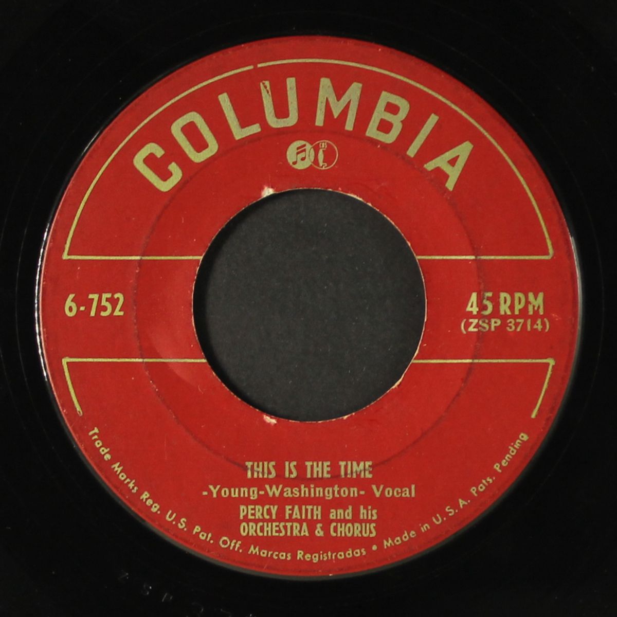 this is the time by PERCY FAITH