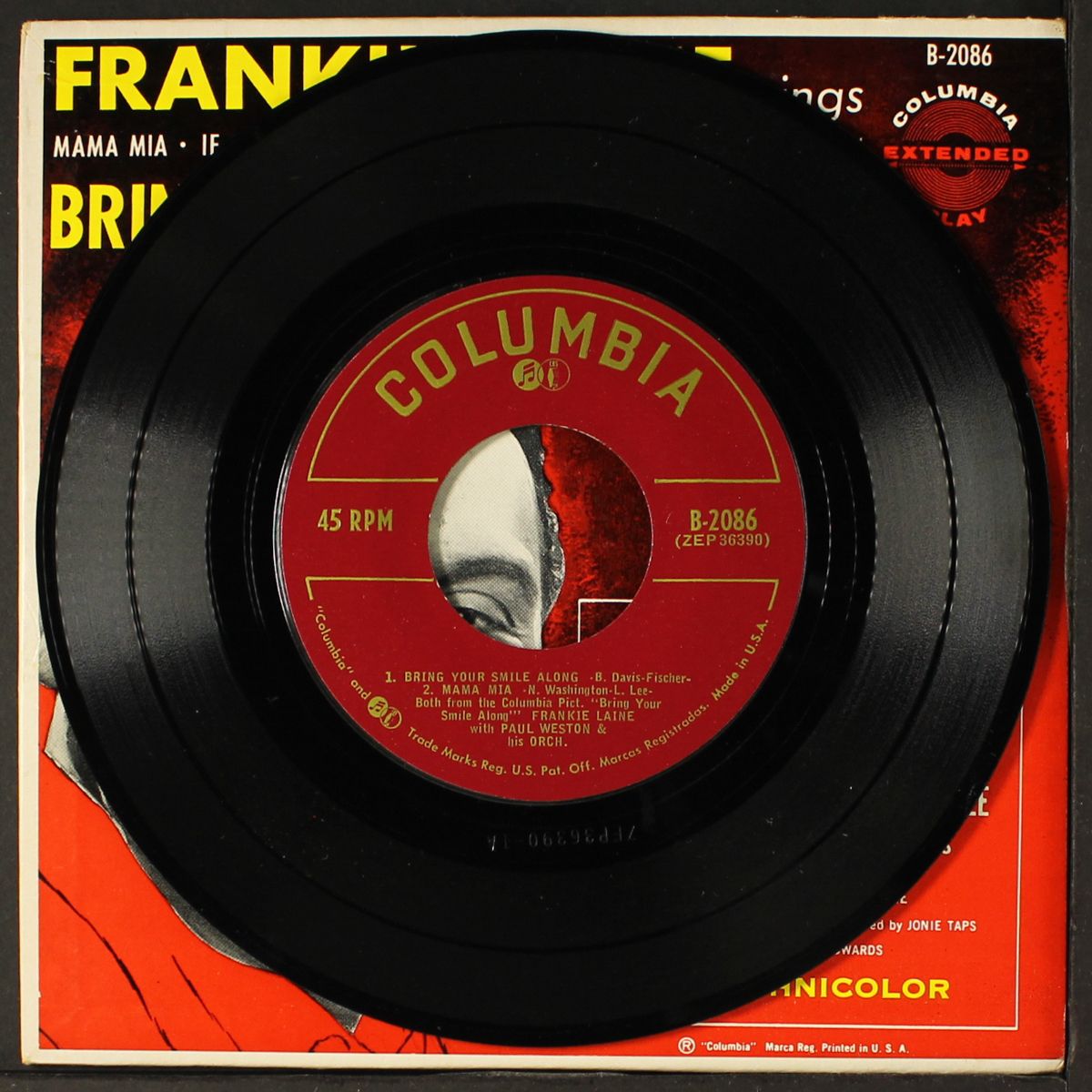 bring your smile along by FRANKIE LAINE
