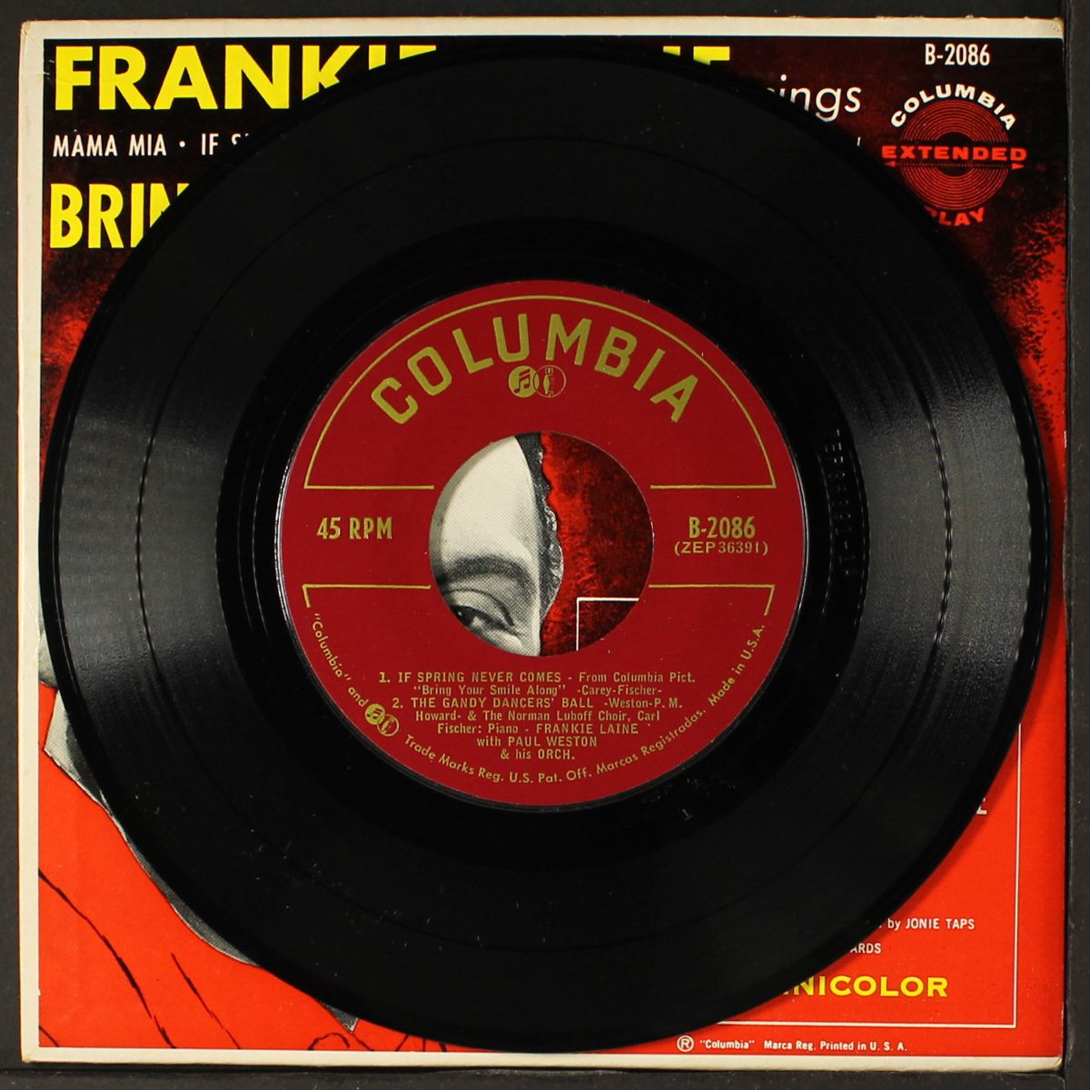 bring your smile along by FRANKIE LAINE