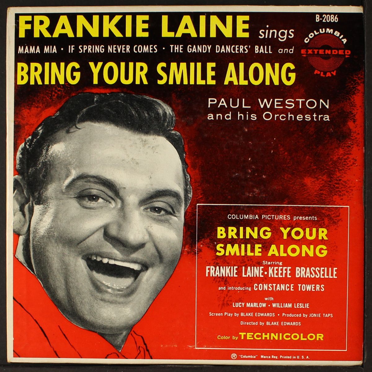 bring your smile along by FRANKIE LAINE