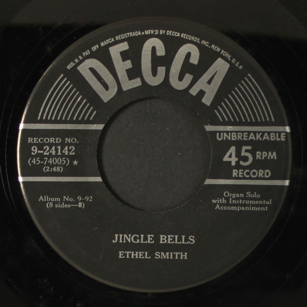 jingle bells / white christmas by ETHEL SMITH