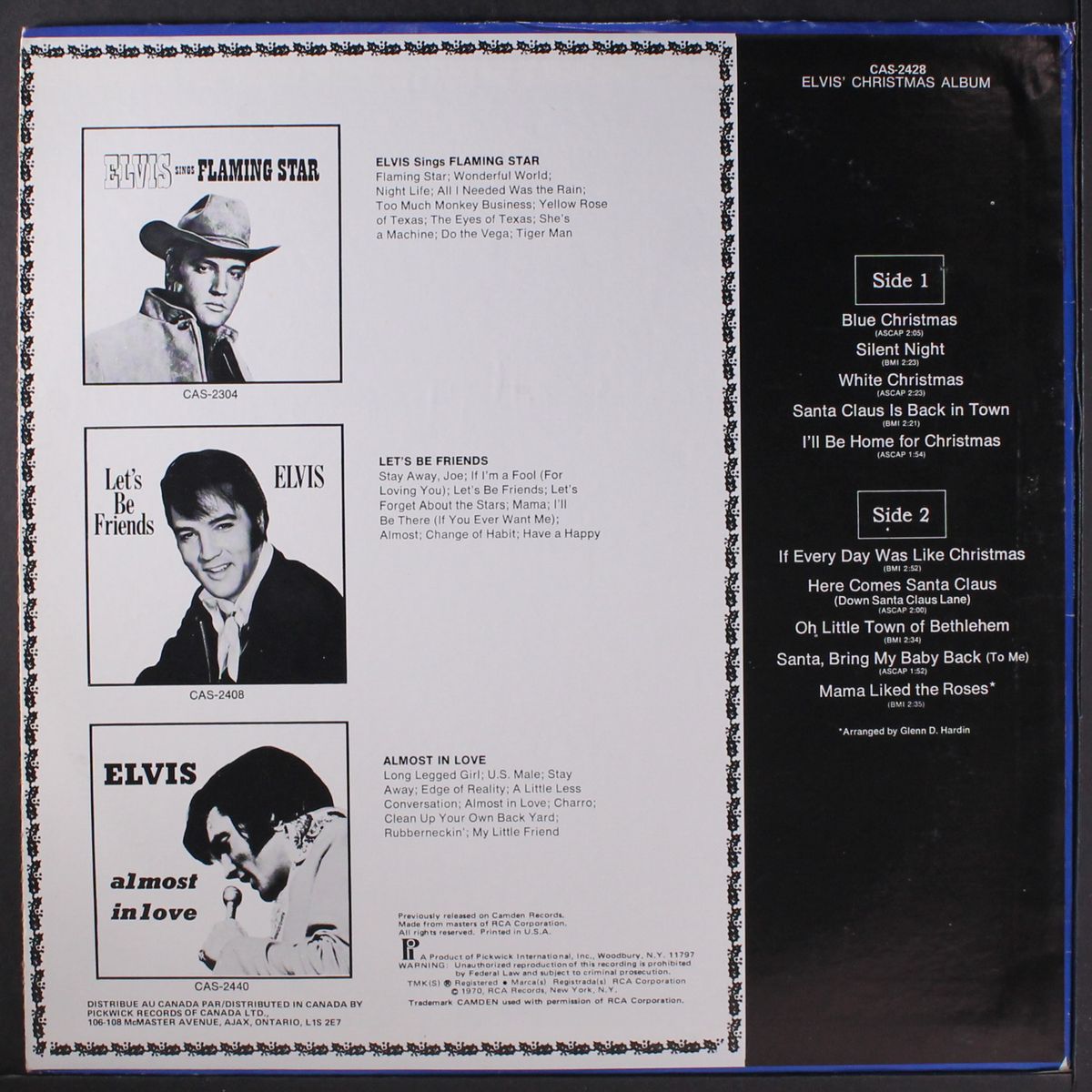 elvis' christmas album by ELVIS PRESLEY
