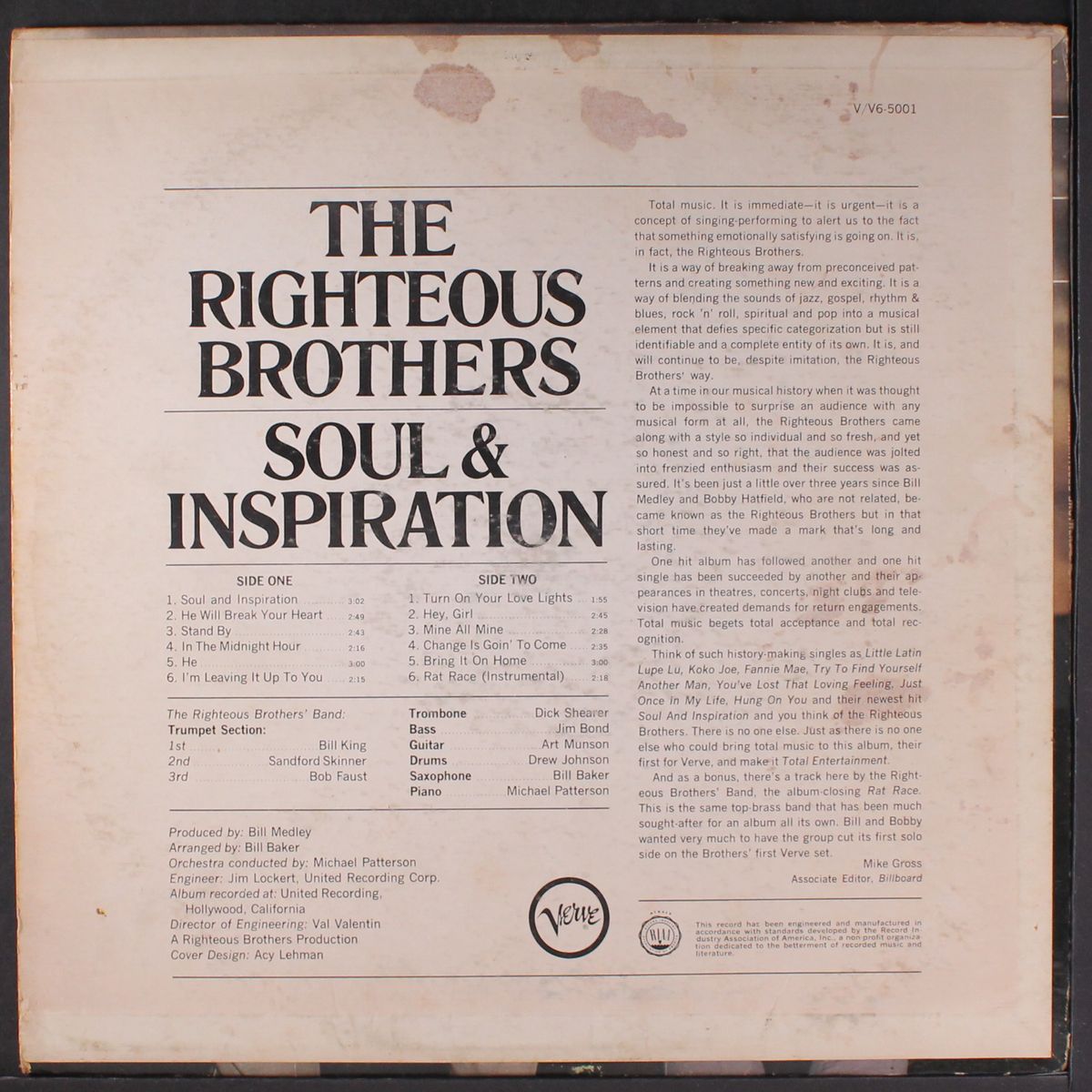 soul and inspiration by RIGHTEOUS BROTHERS