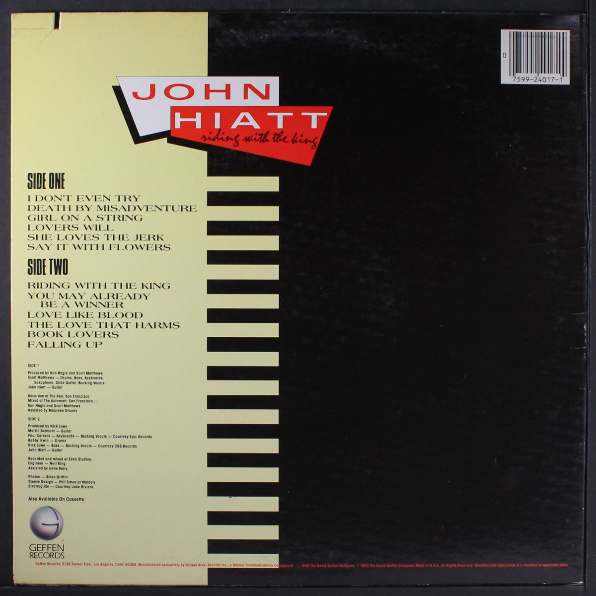 riding with the king by JOHN HIATT