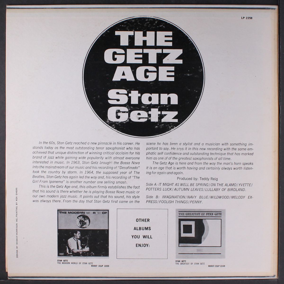 the getz age by STAN GETZ