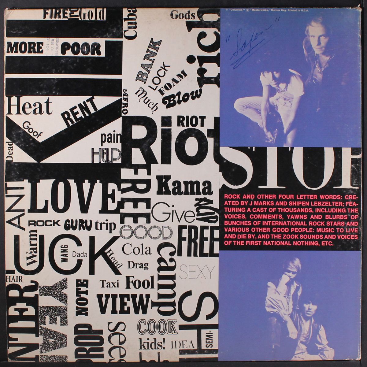 rock and other four letter words by MARKS & LEBZELTER