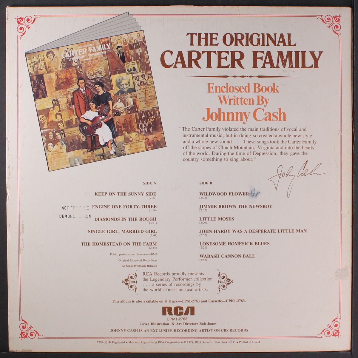 legedary performers, vol. 1 by CARTER FAMILY