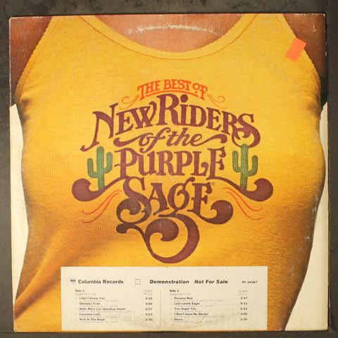 NEW RIDERS OF THE PURPLE SAGE