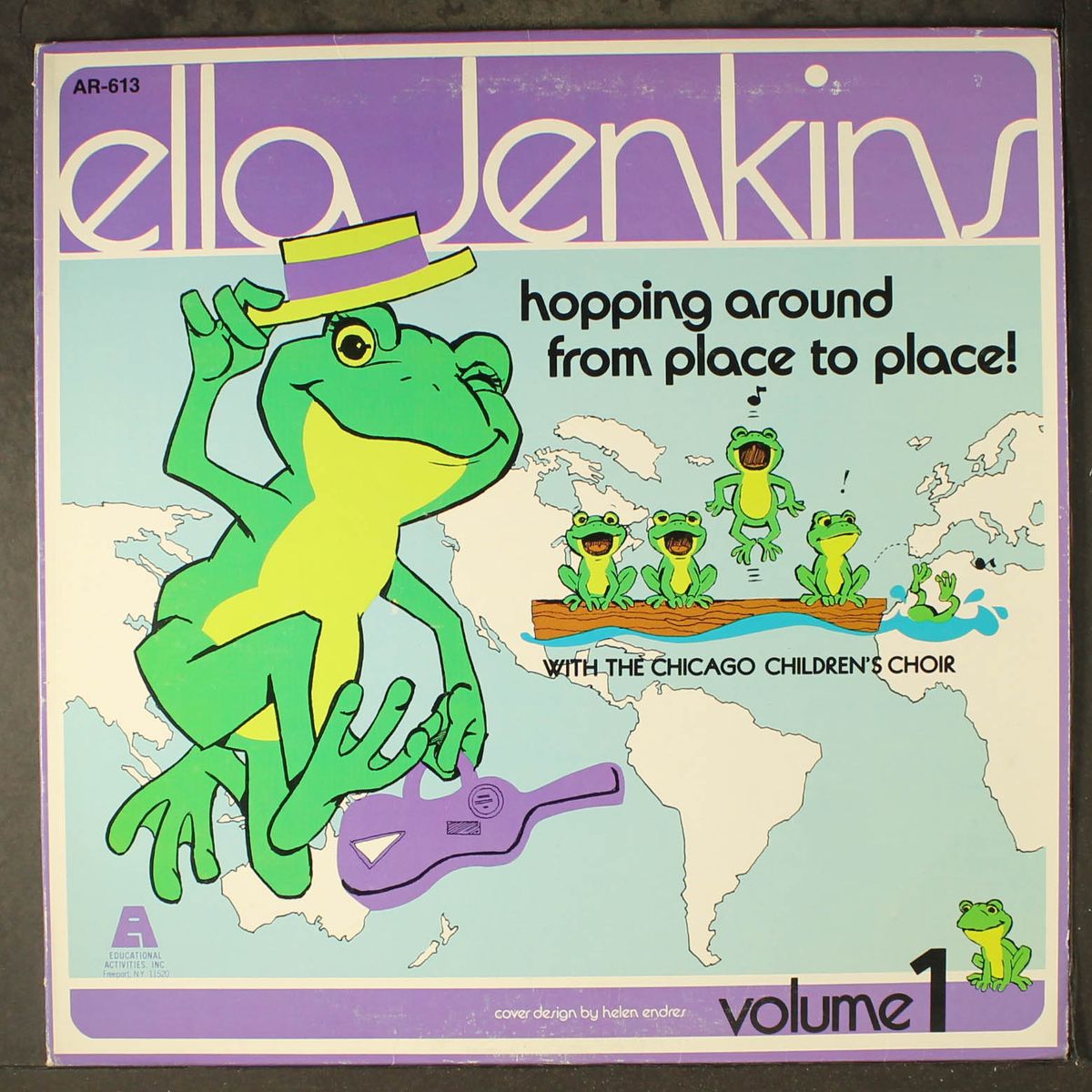 hopping around from place to place, vol. 1 by ELLA JENKINS