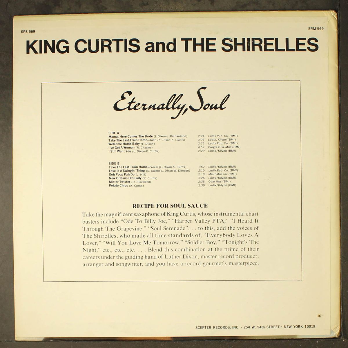 eternally soul by KING CURTIS & SHIRELLES