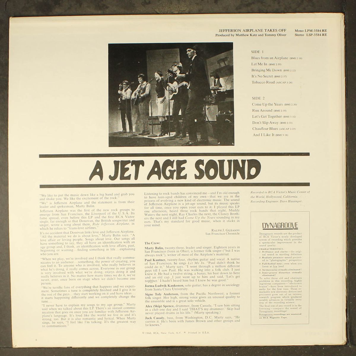 jefferson airplane takes off! by JEFFERSON AIRPLANE
