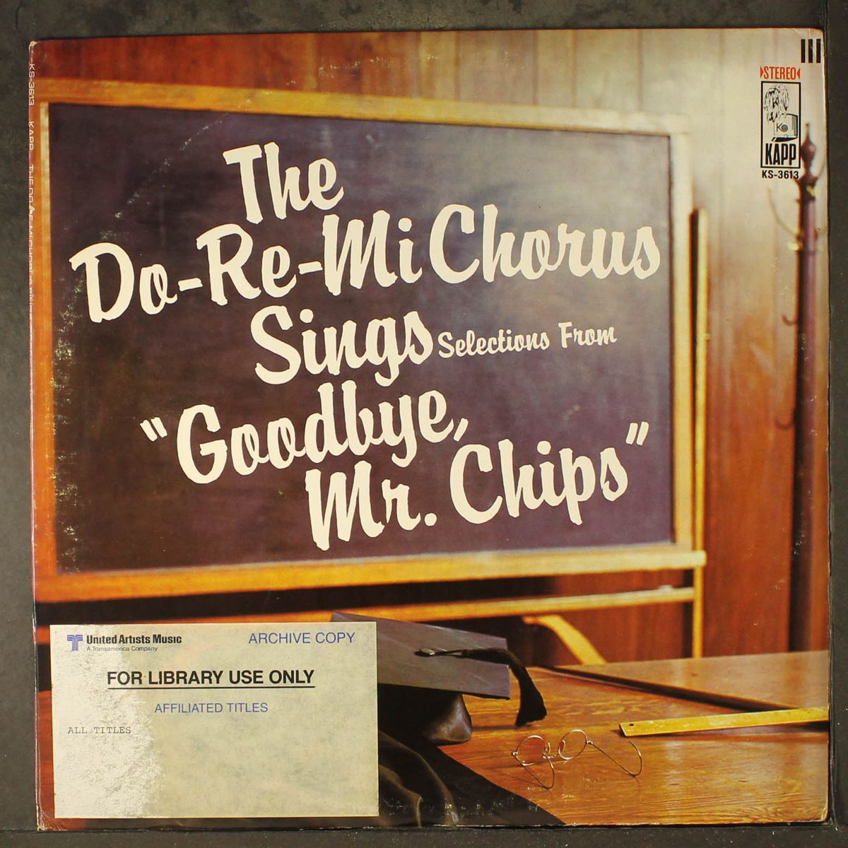 sings "goodbye, mr. chips" by DO-RE-MI CHORUS