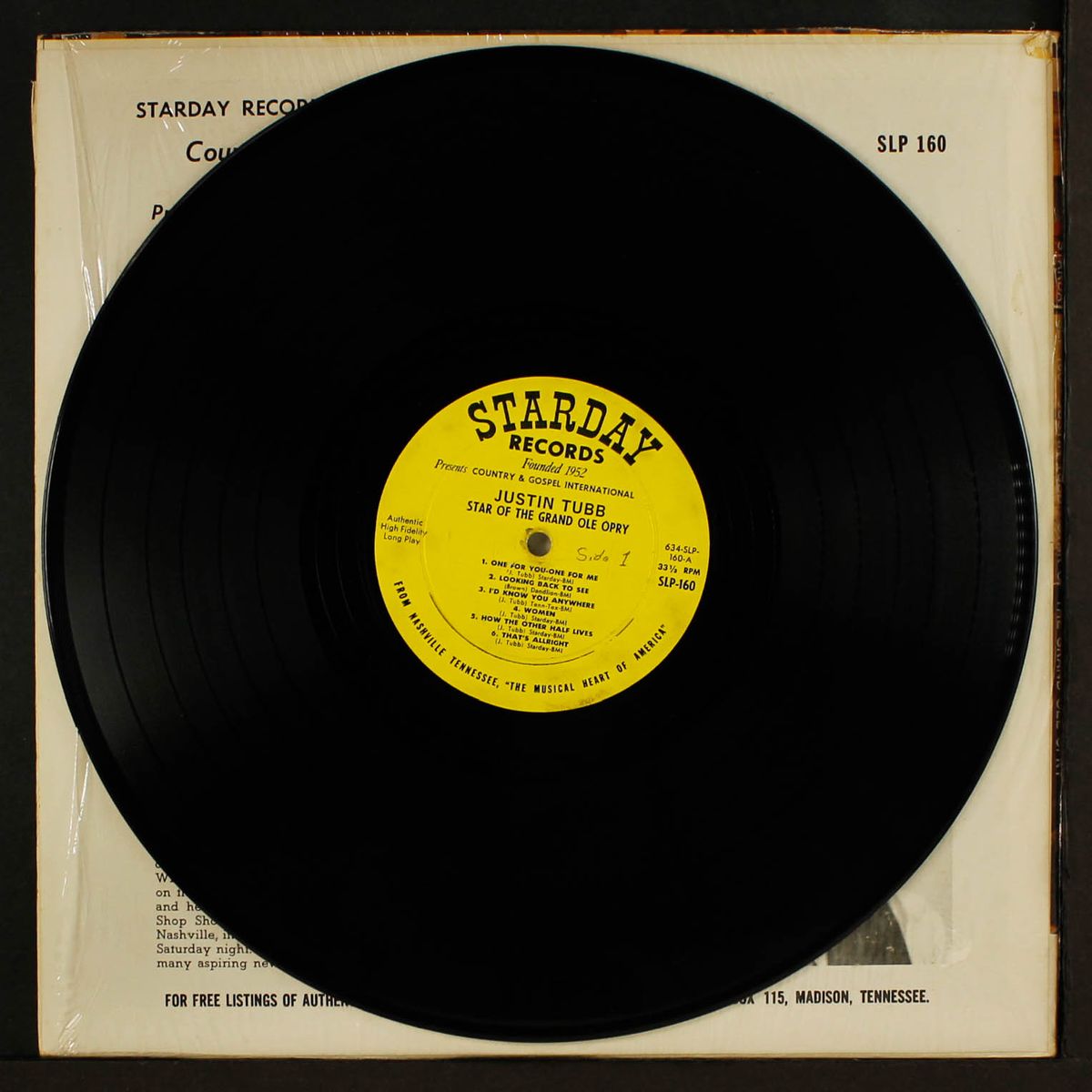 star of the grand ole opry by JUSTIN TUBB