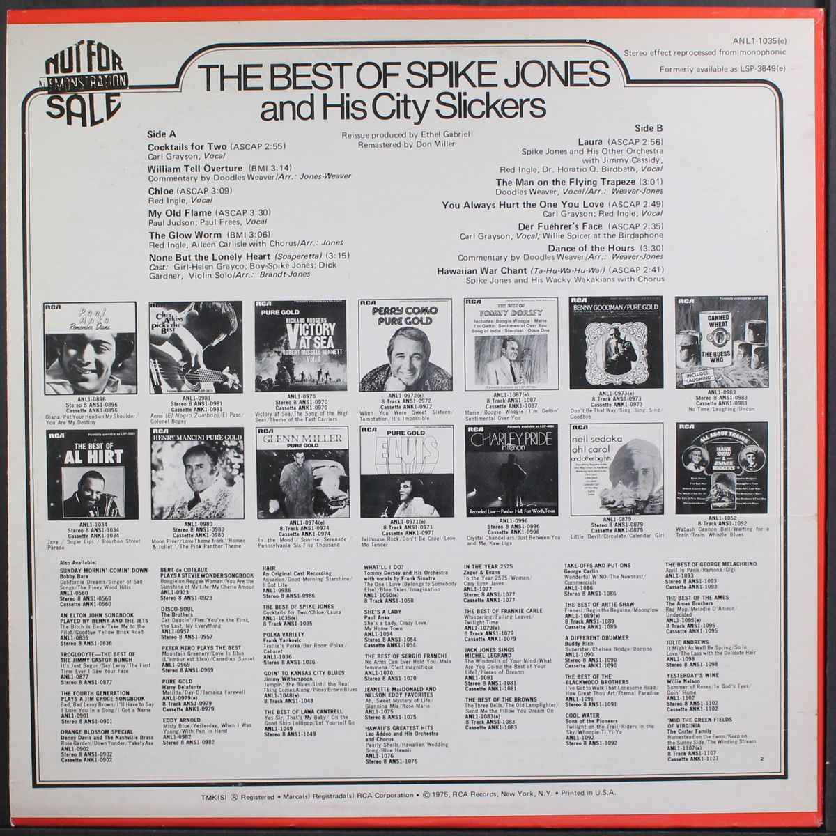 best of by SPIKE JONES