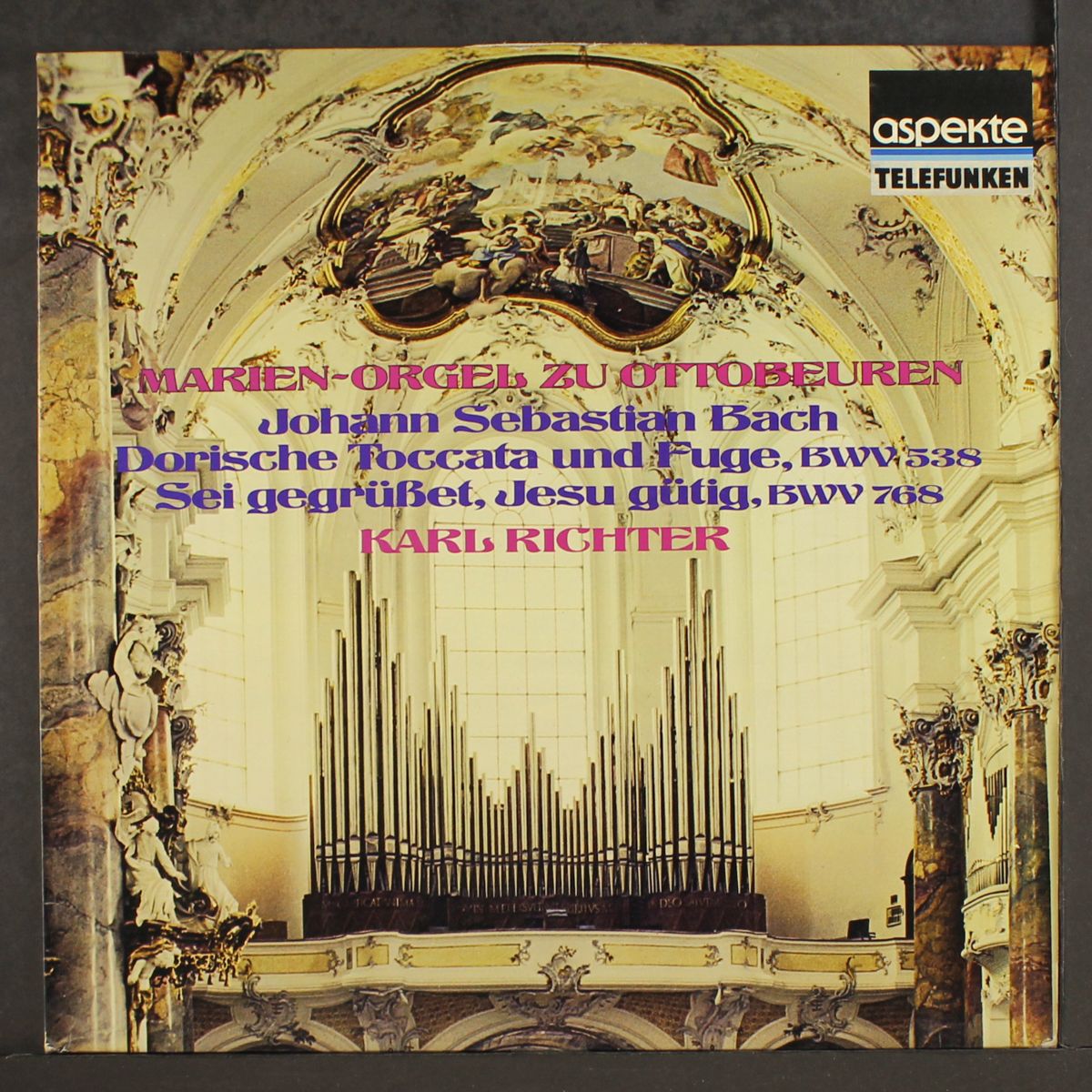 bach: marien-orgel zu ottobeuren by KARL RICHTER