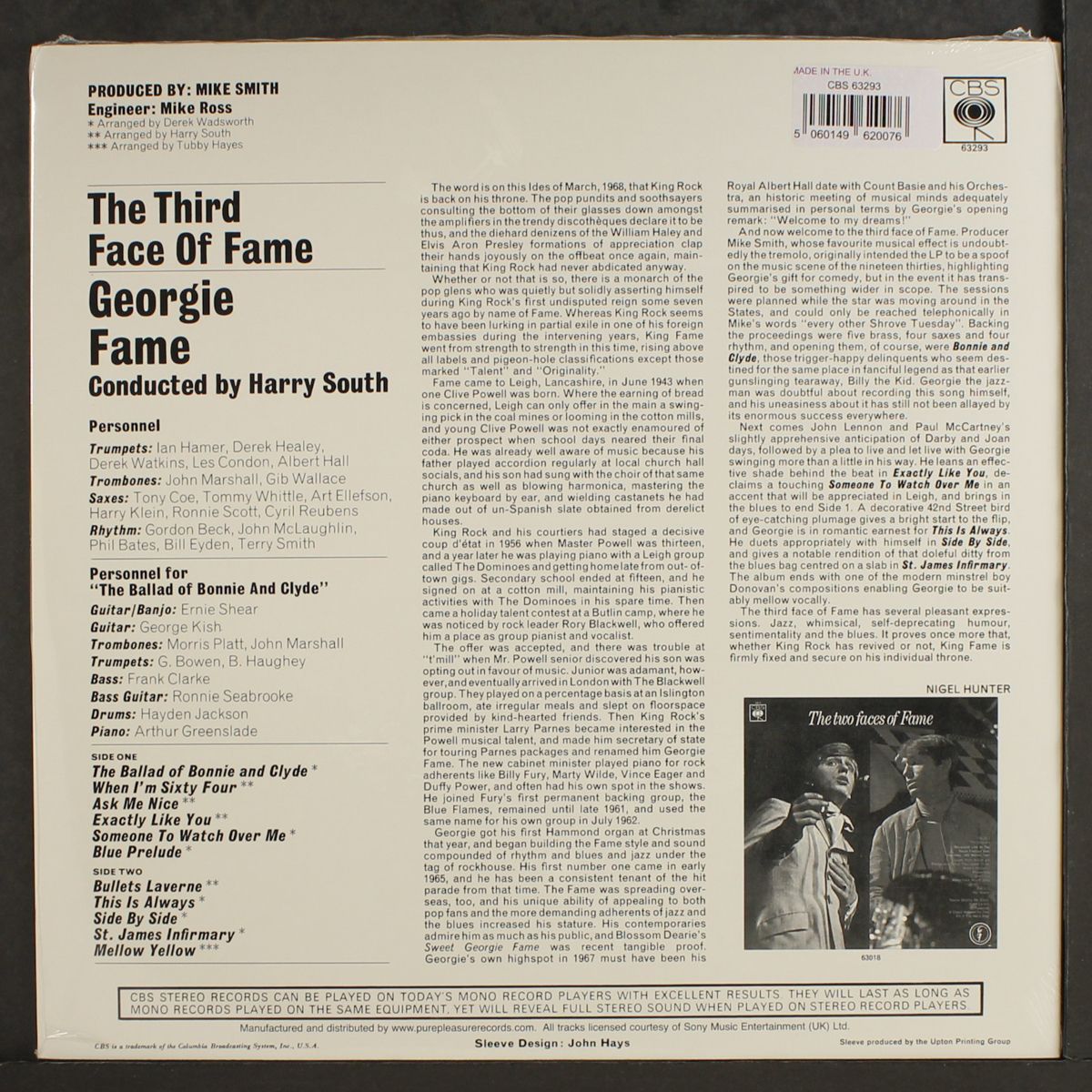 the third face of fame by GEORGIE FAME