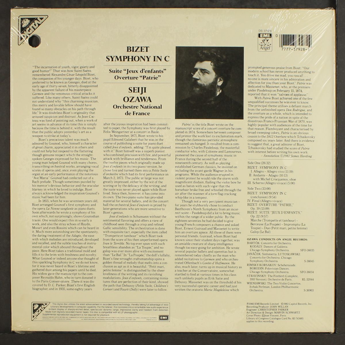 bizet: symphony in c by SEIJI OZAWA